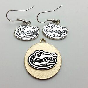 Florida Gators Women’s Pendant and Earrings Set